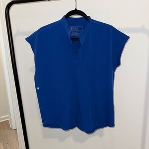 Figs Women’s Winning Blue Rafaela Oversized Scrub Top